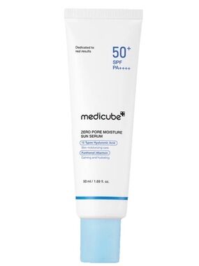 Medicube Zero Pore Moisture Sun
Screen Serum SPF50+ PA++++
Hyaluronic Acid 50ml.